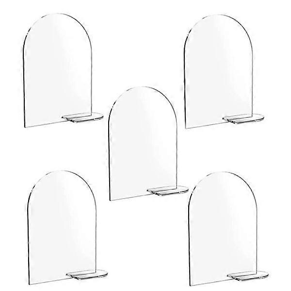5 pcs Arch table sign with stand table number