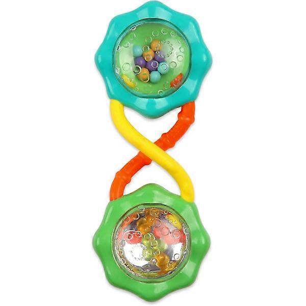 Rattle & Shake Dumbbell Toy, From 3 Months, Green