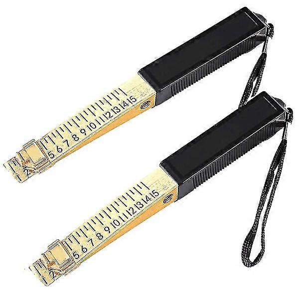 Fire Door Gap Gauge, Wedge Vernier Dial Indicator Tool Ruler 1-15mm For House Building Inspection Flatness