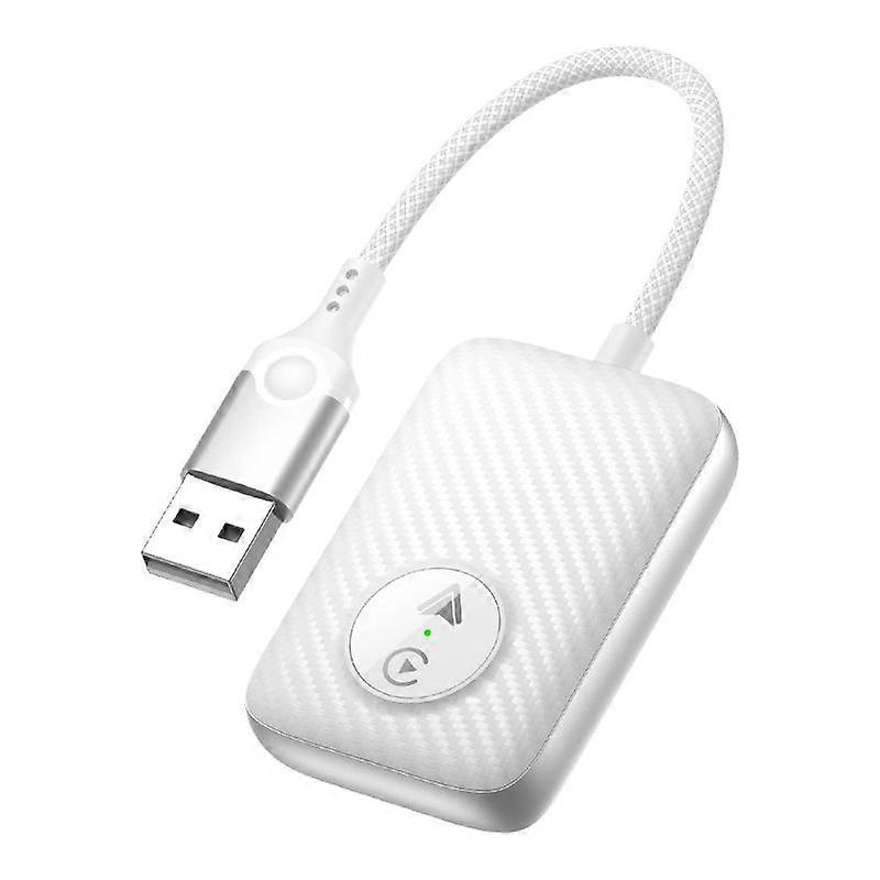 Wired to Wireless Car CarPlay / Android Box Adapter 4109 (White)