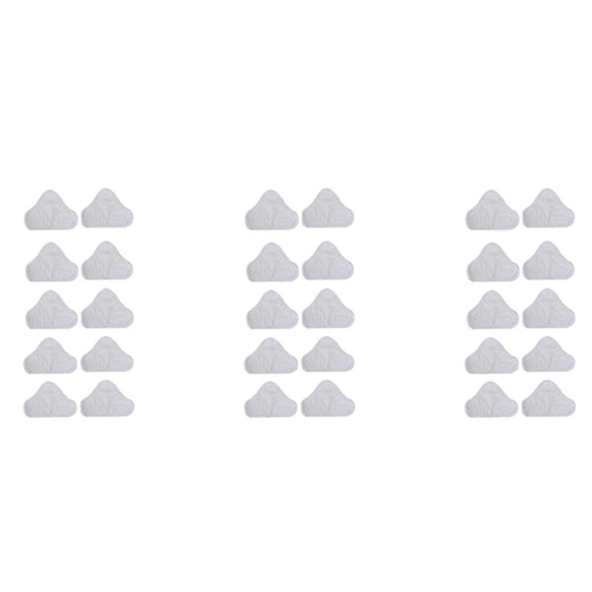 30 Pack Replacement Steam Mop Microfiber Cloth Pad for Triangular Drag