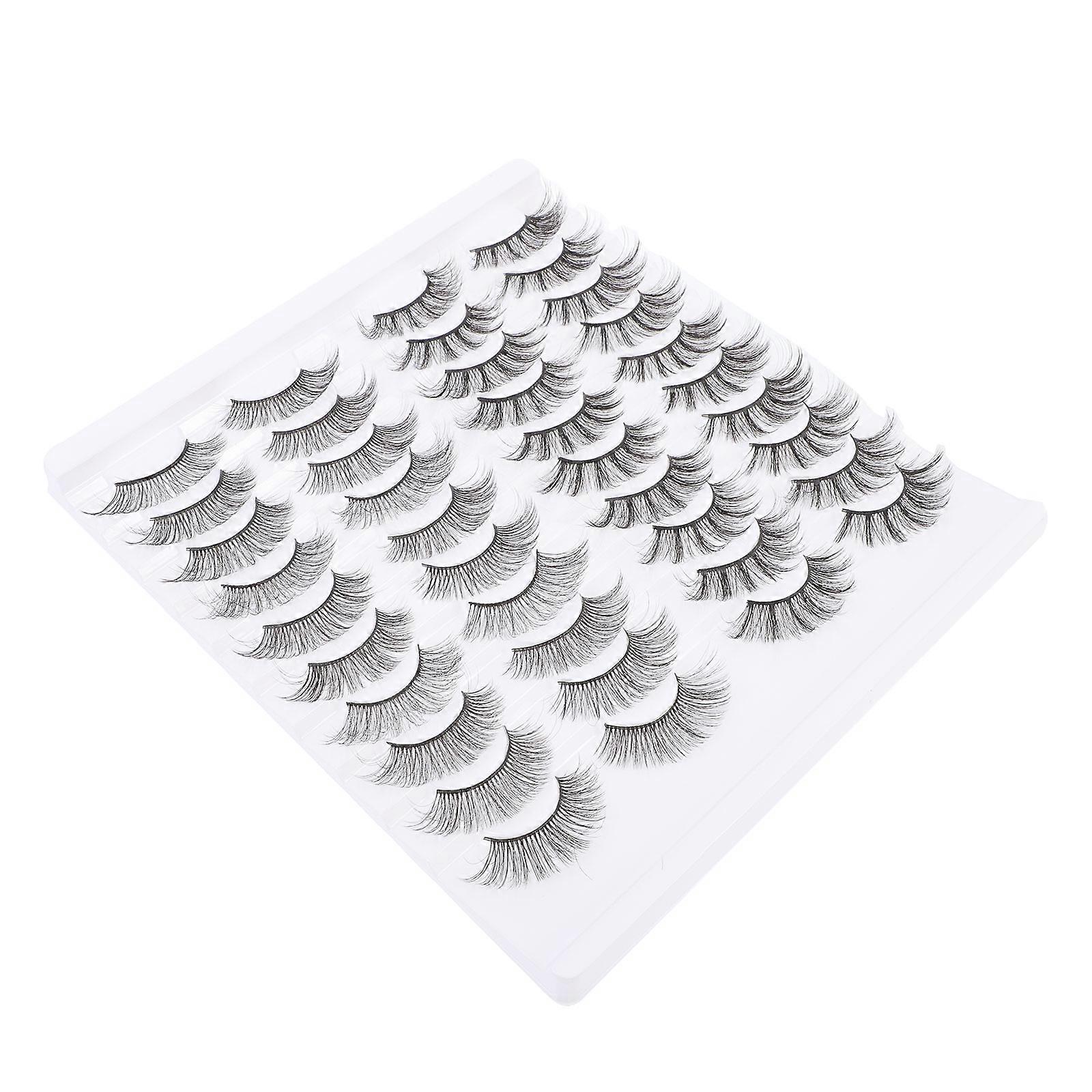 False Eyelashes Wispy, Durable for Daily Use, Natural Look with Comfortable Texture