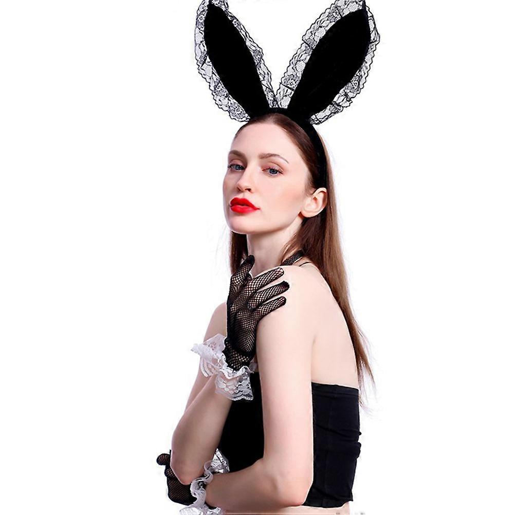 Rabbit Ear Design Costume Headbands, Ideal for Cosplay Events, Secure Fit without Slipping