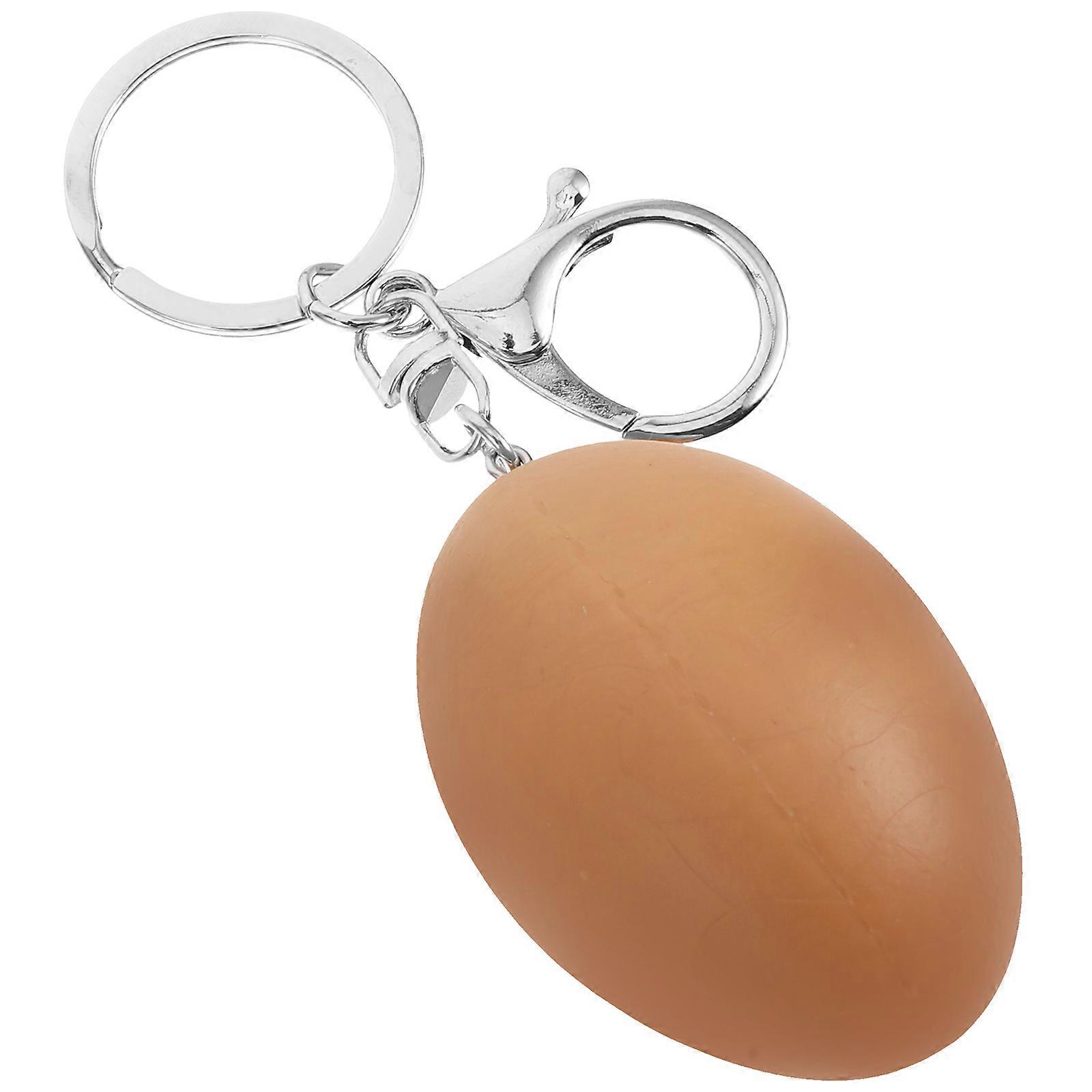 Easter Egg Keyring Decoration Suitable For Everyday Use In Ivory Featuring A Hanging Function 1Pcs