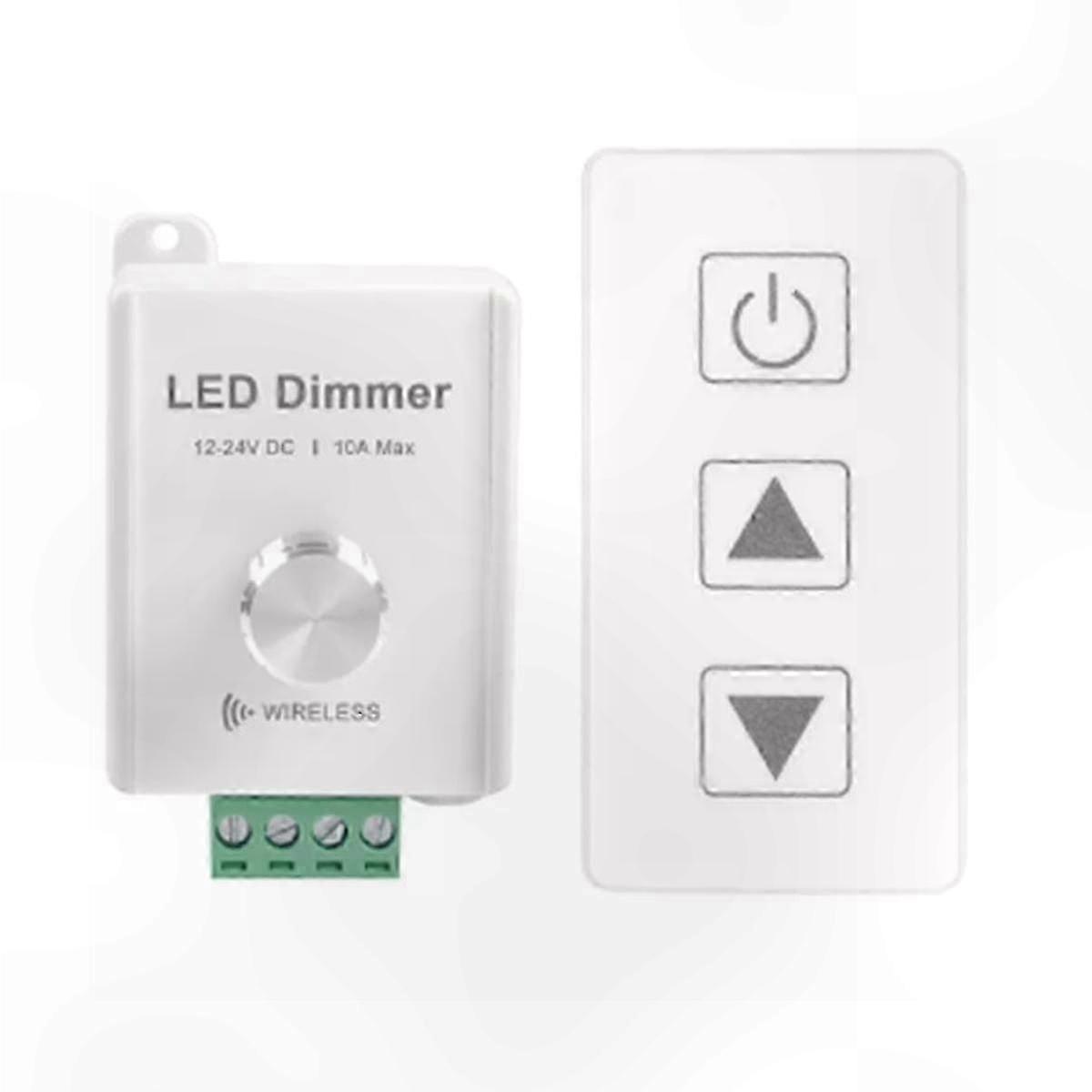 Dc12v-24v 10a Wireless Dimmer With Touch Remote For Single Color (r1)-xdd