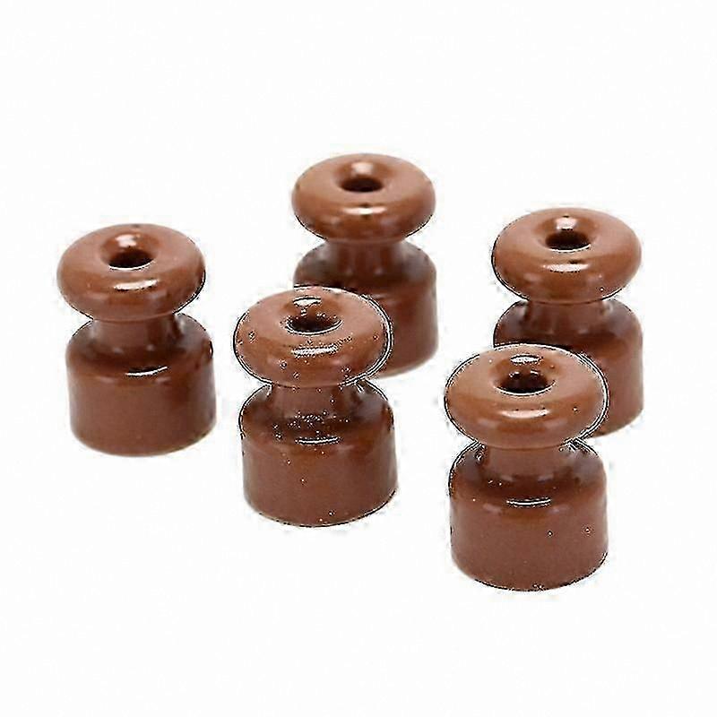 5-Pack Porcelain Insulators for Wall Wiring Ceramic Wire Supports