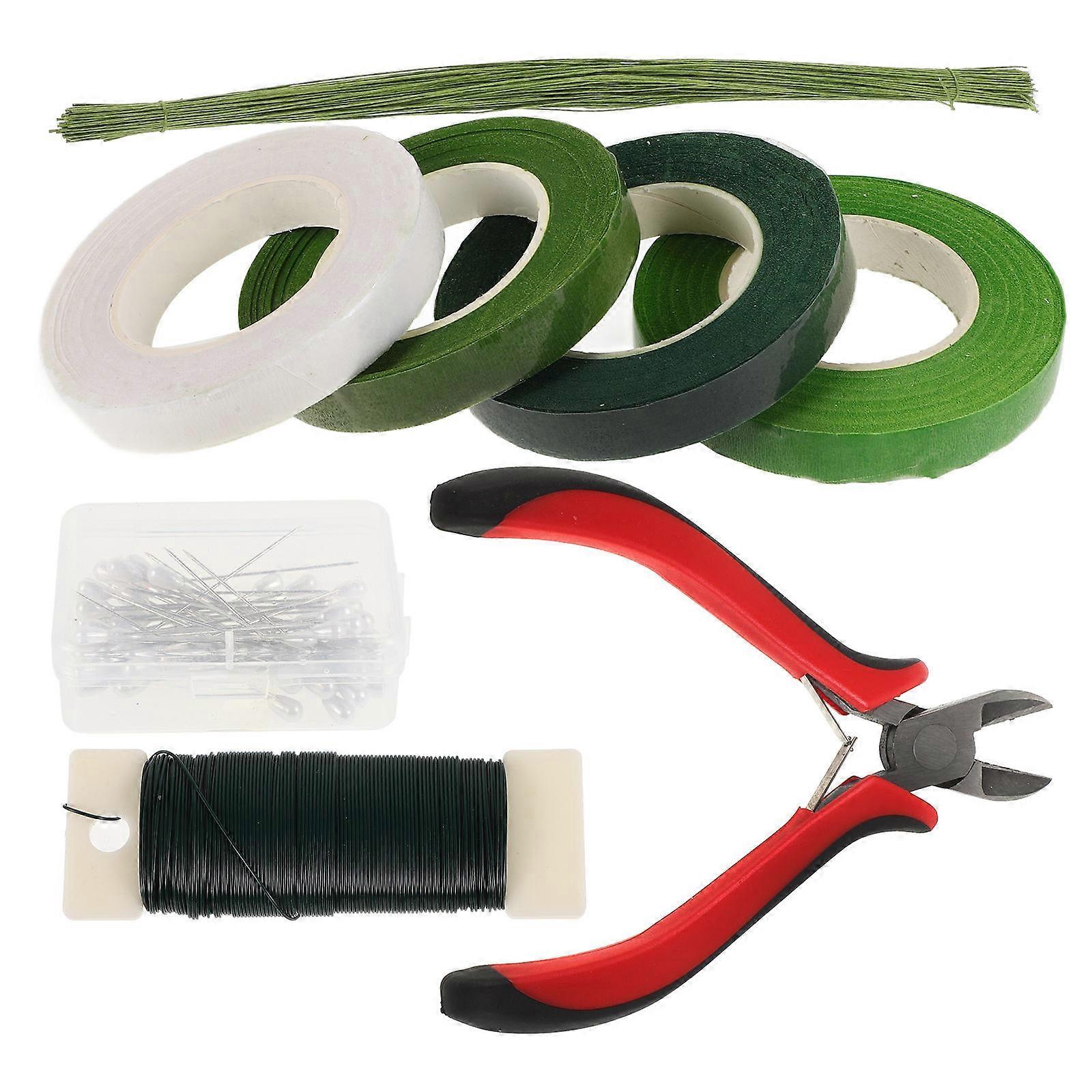 Floral Arrangement Tool Kit with Stem Wire Rope Tapes for Beautiful Bouquet Making in ABS