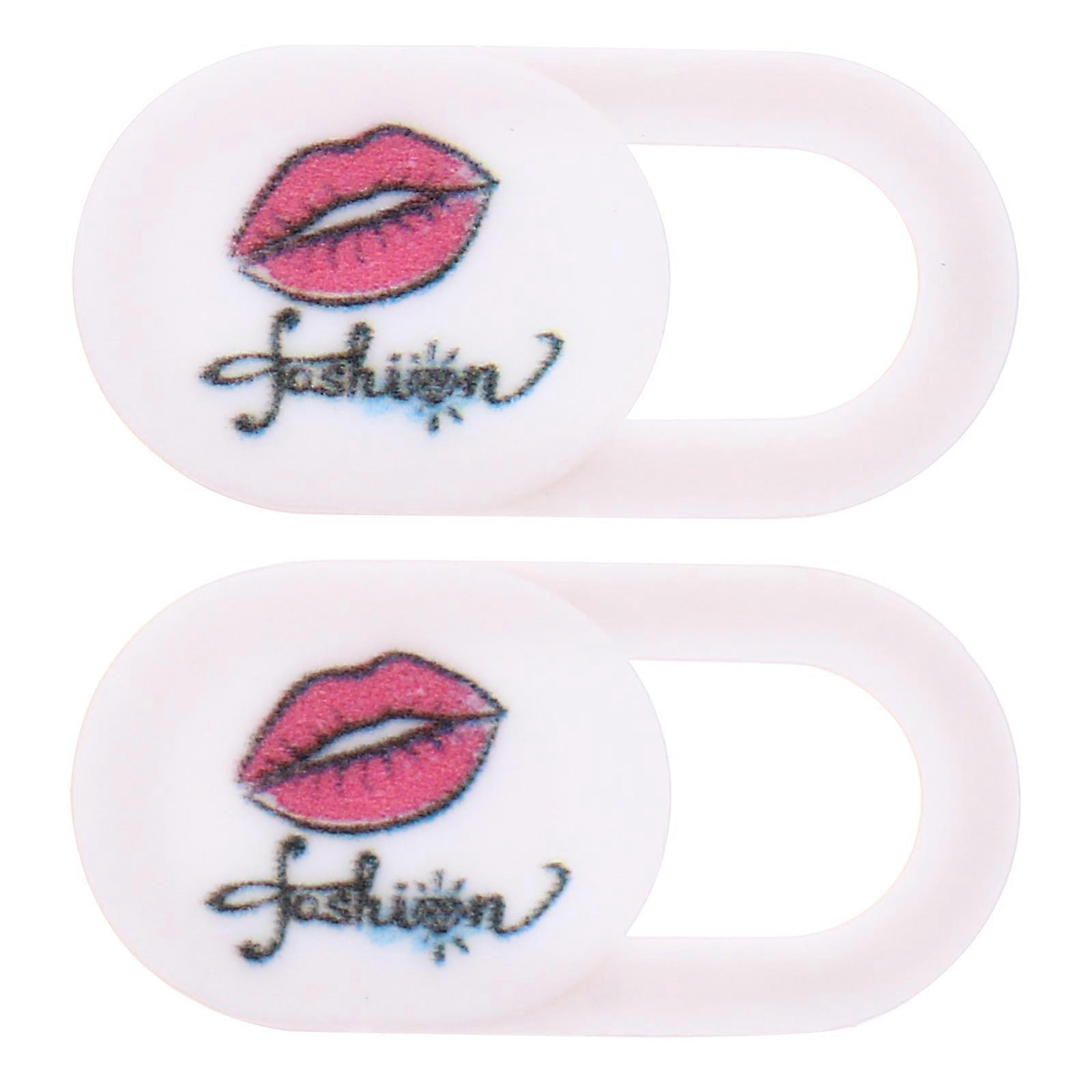 Practical Webcam Cover 2Pcs White For Computer Phone Tablet Easy To Use Privacy Protection For Friends Family