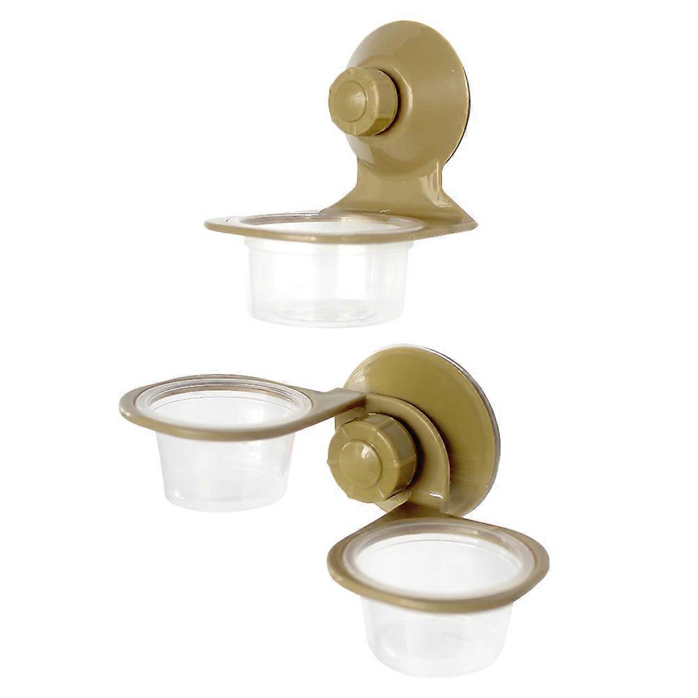 2PCS Lizard Food Bowl Anti Escape Reptile Cup Gecko Bowl Pet Feeder Accessories