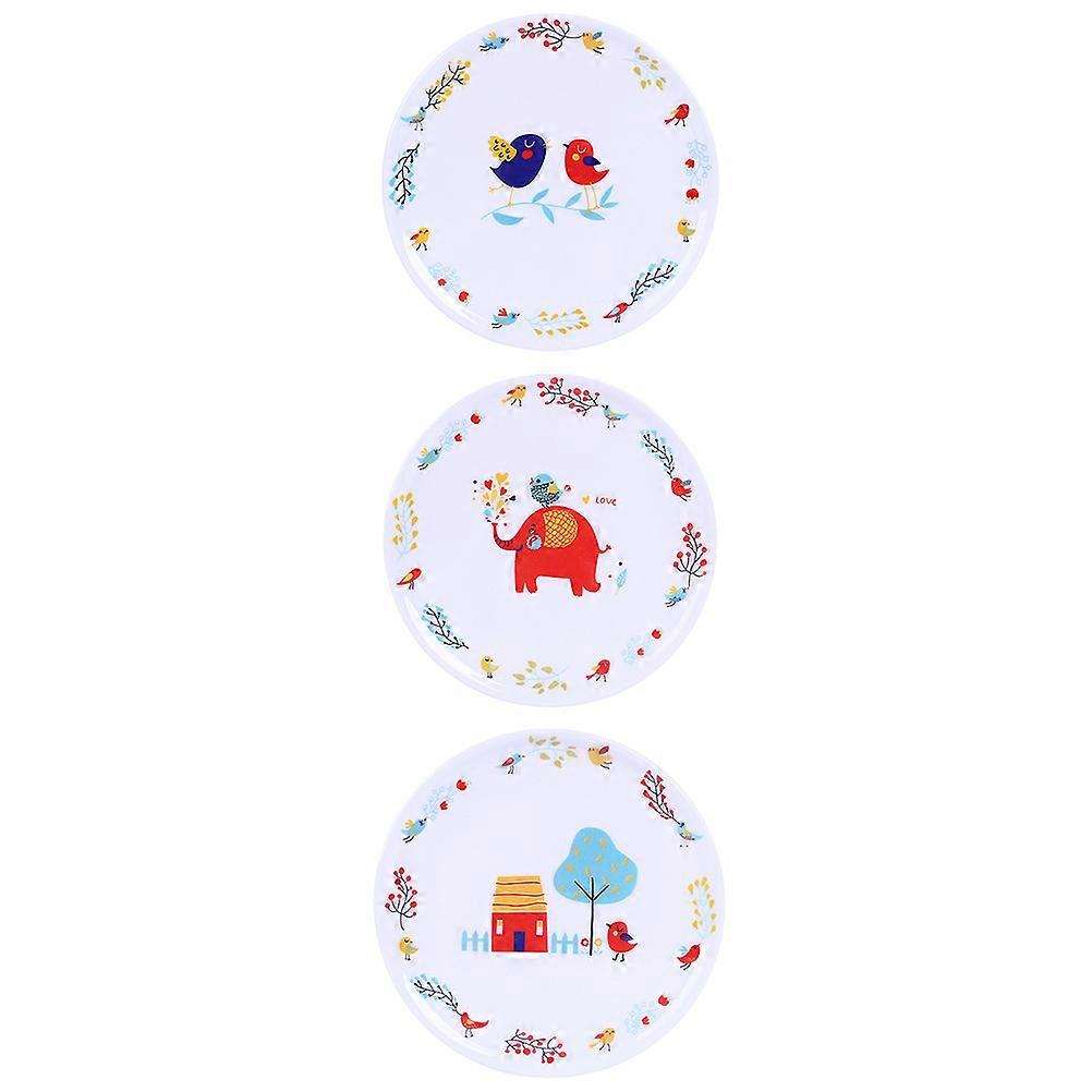 Insulation Cup Mats 3Pcs Cartoon Designed Coasters For Home Decoration Assorted Your Table From Heat