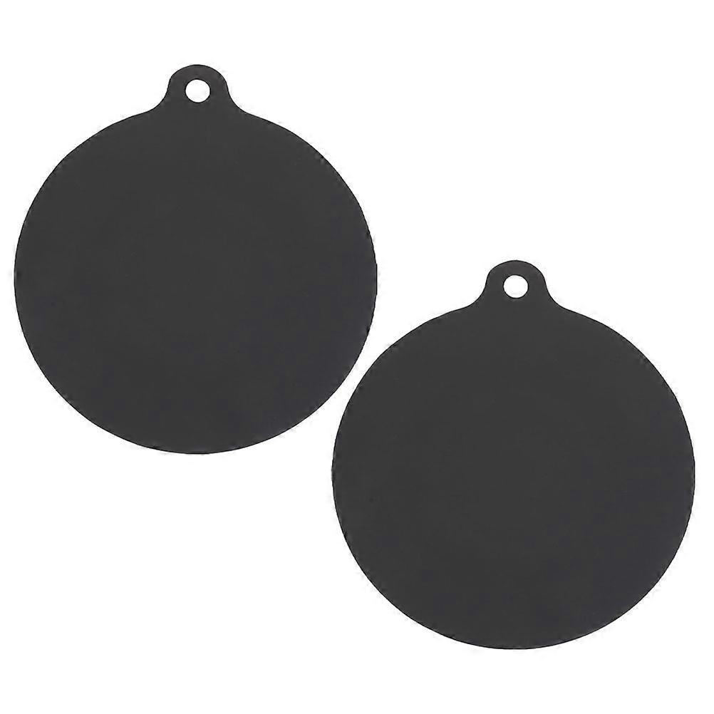 Black Silicone Cleaning Protective Pad Induction Cooktop Protector 2Pcs