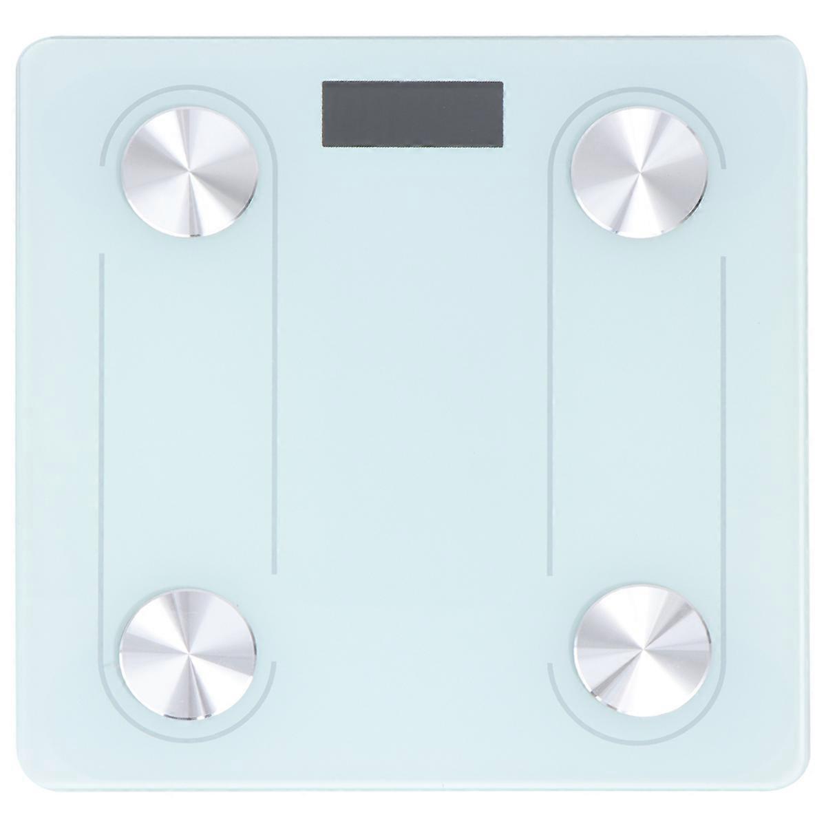 Bath Scale Intelligent Weight Measurement Scale White For Home Decoration 1Pcs