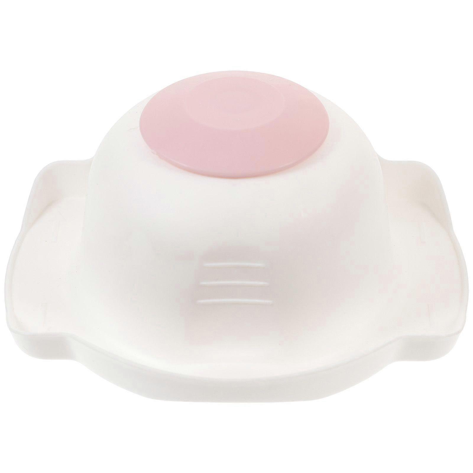 1Pc Multi-function Food Safety Holder Food Slicer Cutter Finger Guard (Pink White)
