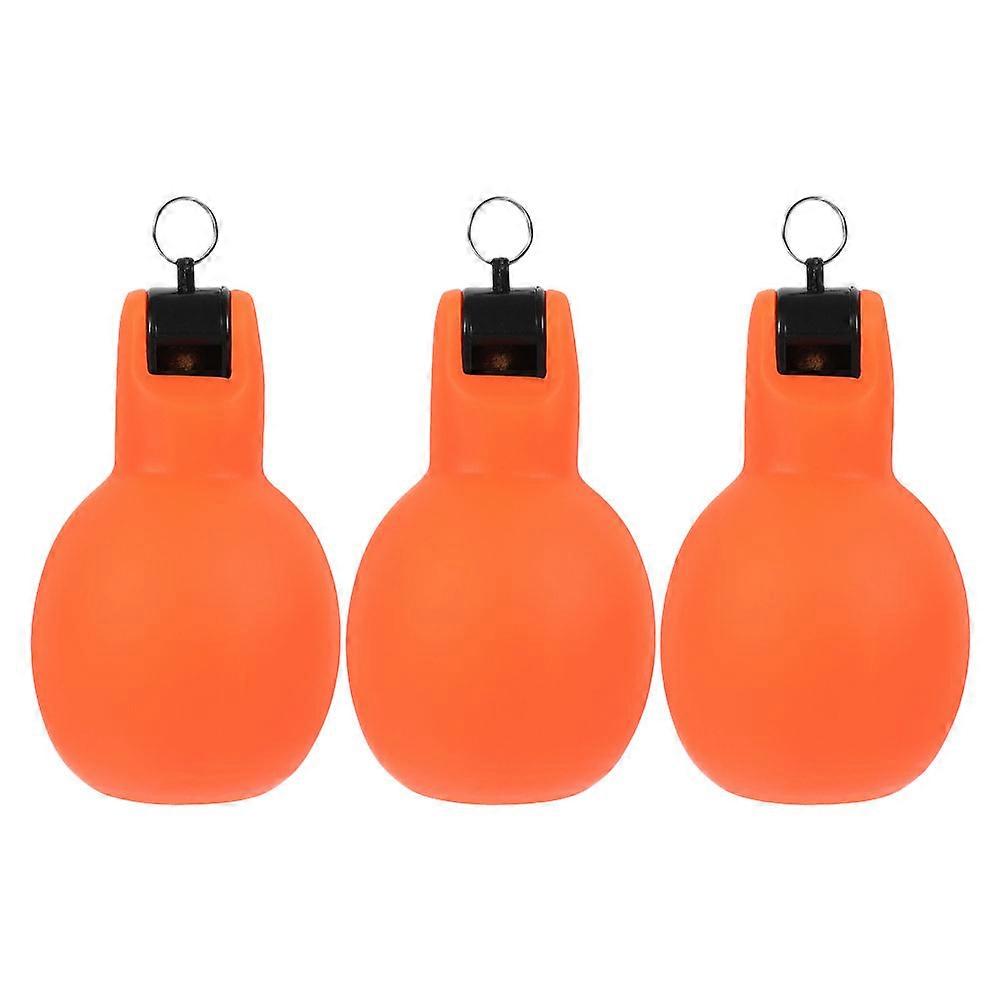 Handheld Camping Whistle Practical Small Whistle For Emergency Situations High Decibel Sound PVC 11.00X6.50X6.50CM 3Pcs