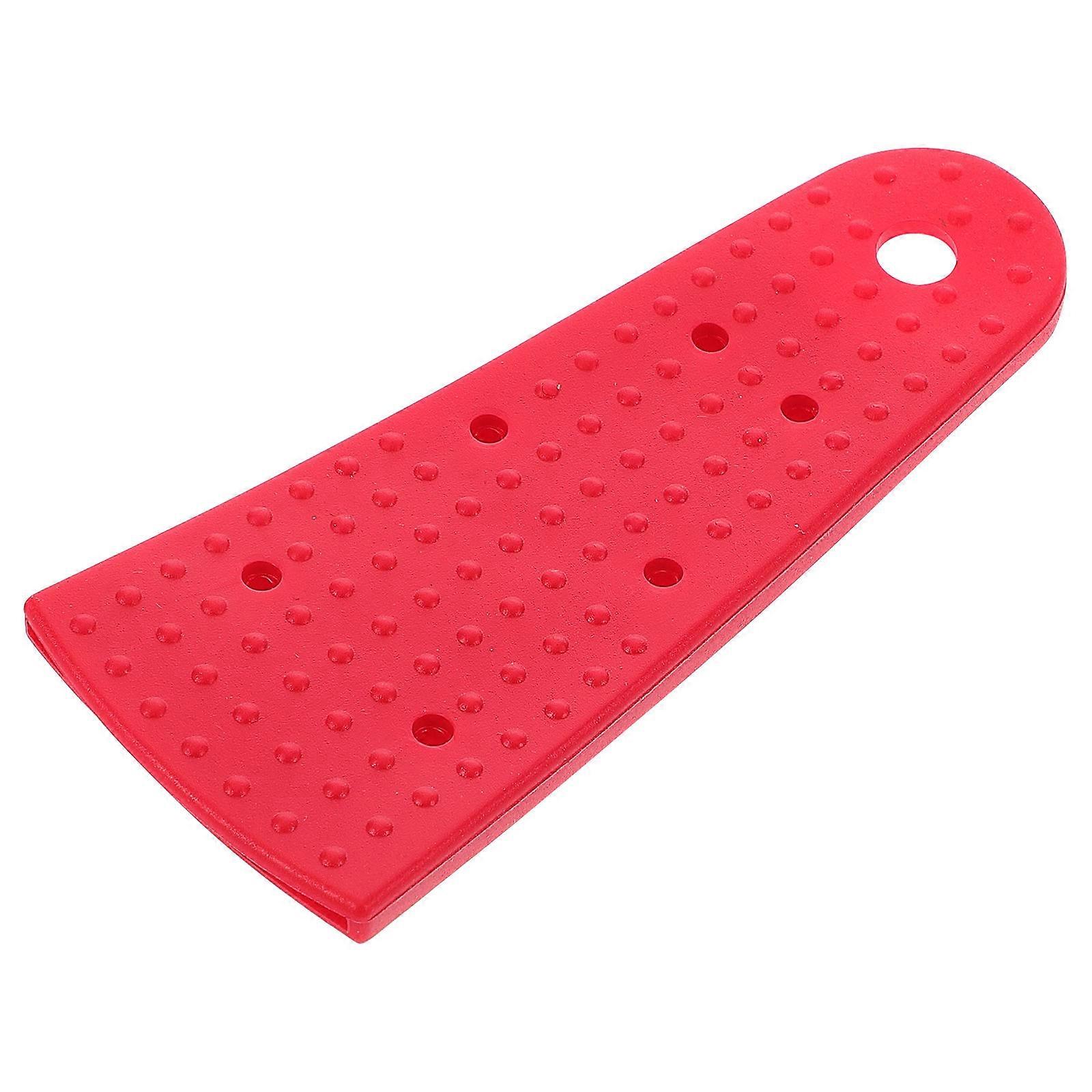 Fencing Tool Fencing Hand Protector Durability Competition Practice Simple Design Red 3.54X1.57X0.20in 1Pcs