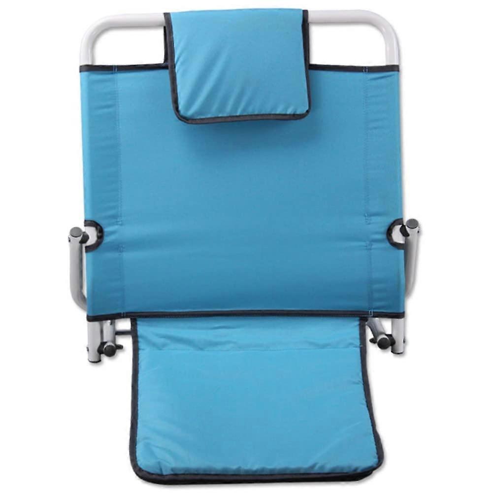Kissen lifter, bed backrest support, multifunctional, semireclining support, foldable, for tent rest, reading, surgical recovery (blue 2)