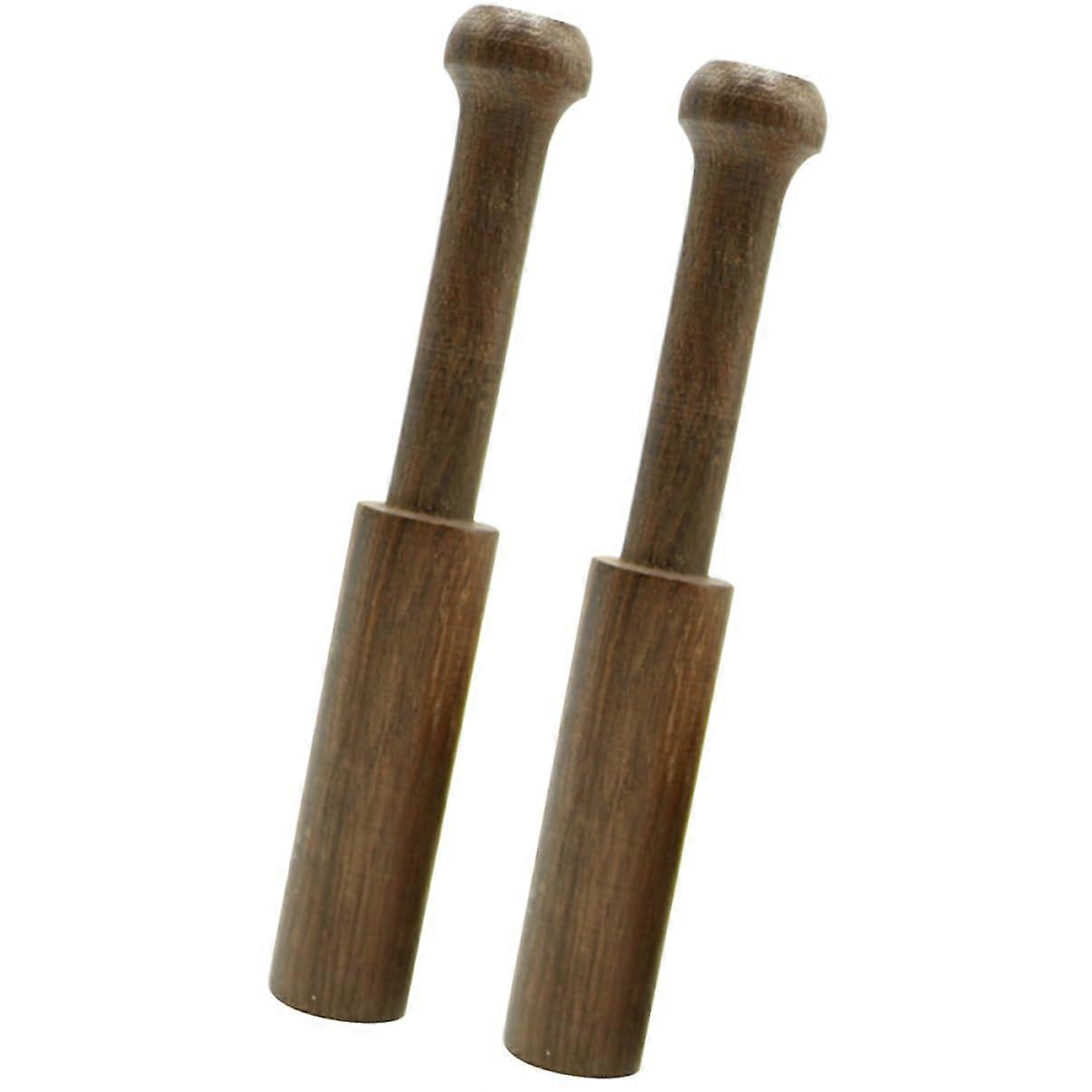 Handcrafted Wooden Mallets for Singing Bowls - 2 Piece Set from Nepal for Meditation and Relaxation, Durable and Comfortable