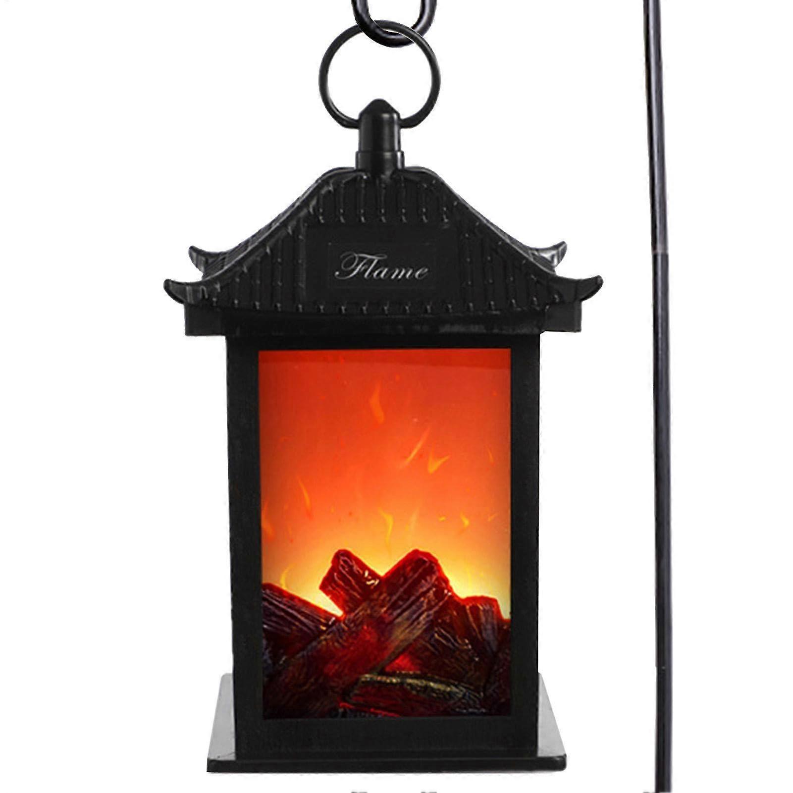 LED Fireplace Lantern Flameless Fire Lamp, LED Light for Party Rooms