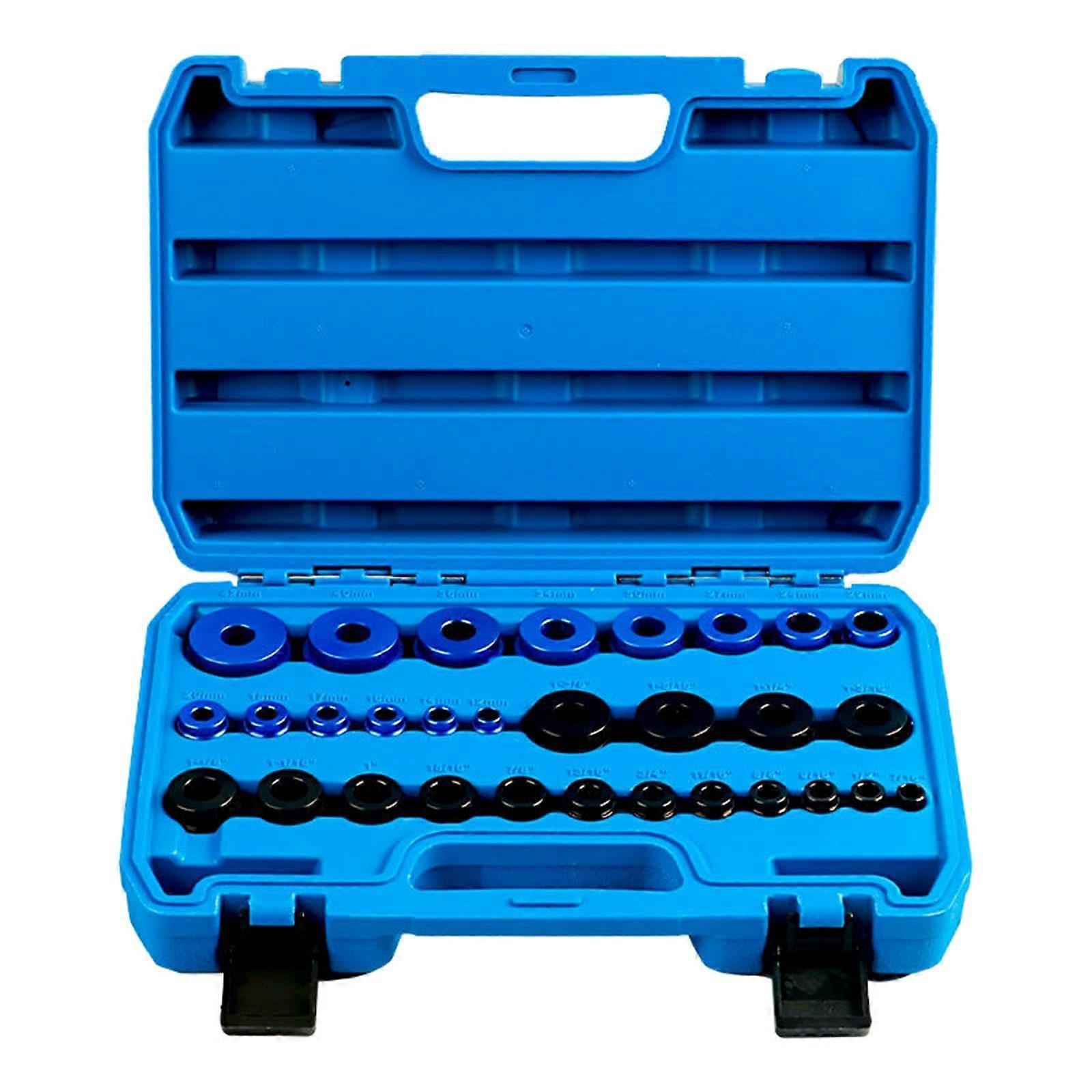 30-Piece Racing Seal Disc Tool Set for Wheel Socket Installation, Includes Durable Accessories for Mechanics