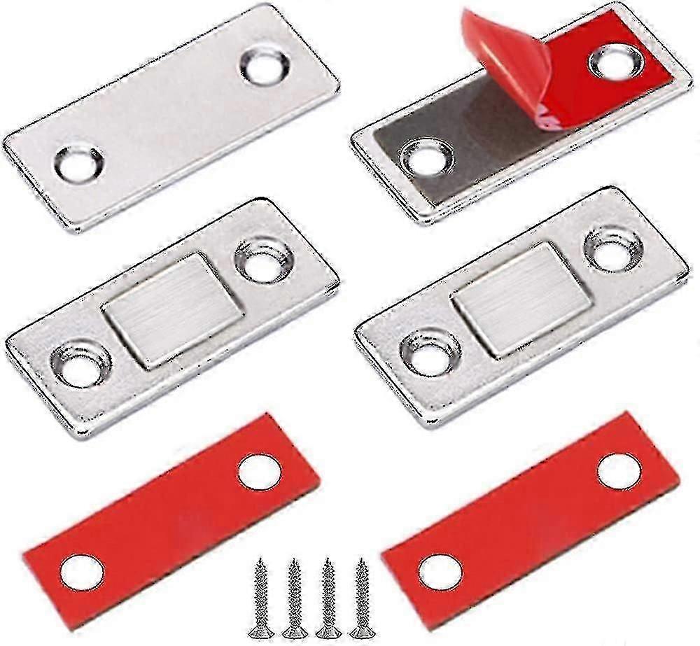 قفل مغناطيسي نحيف لخزانة ملابس مغناطيسية لدرج الباب المنزلق (10 عبوات) جودة عالية-Yvan