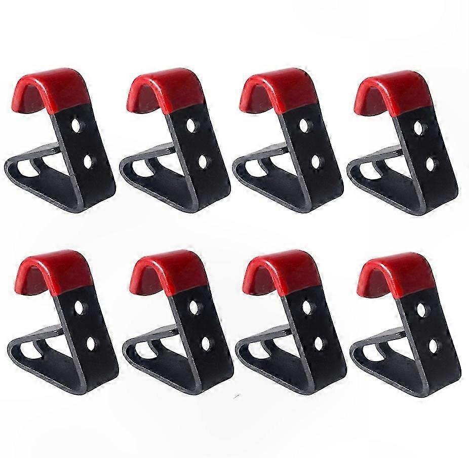 رف تخزين الإطارات المثبت على الحائط مع خطافات معدنية لشماعات العجلات ودعامات الحافة