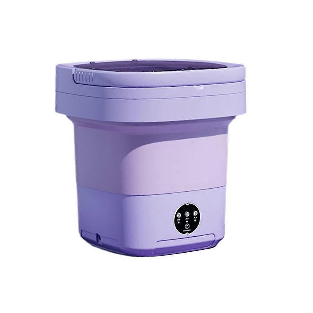 Small Portable Travel Washing Machine, 8L Mini Folding Washing Machines with