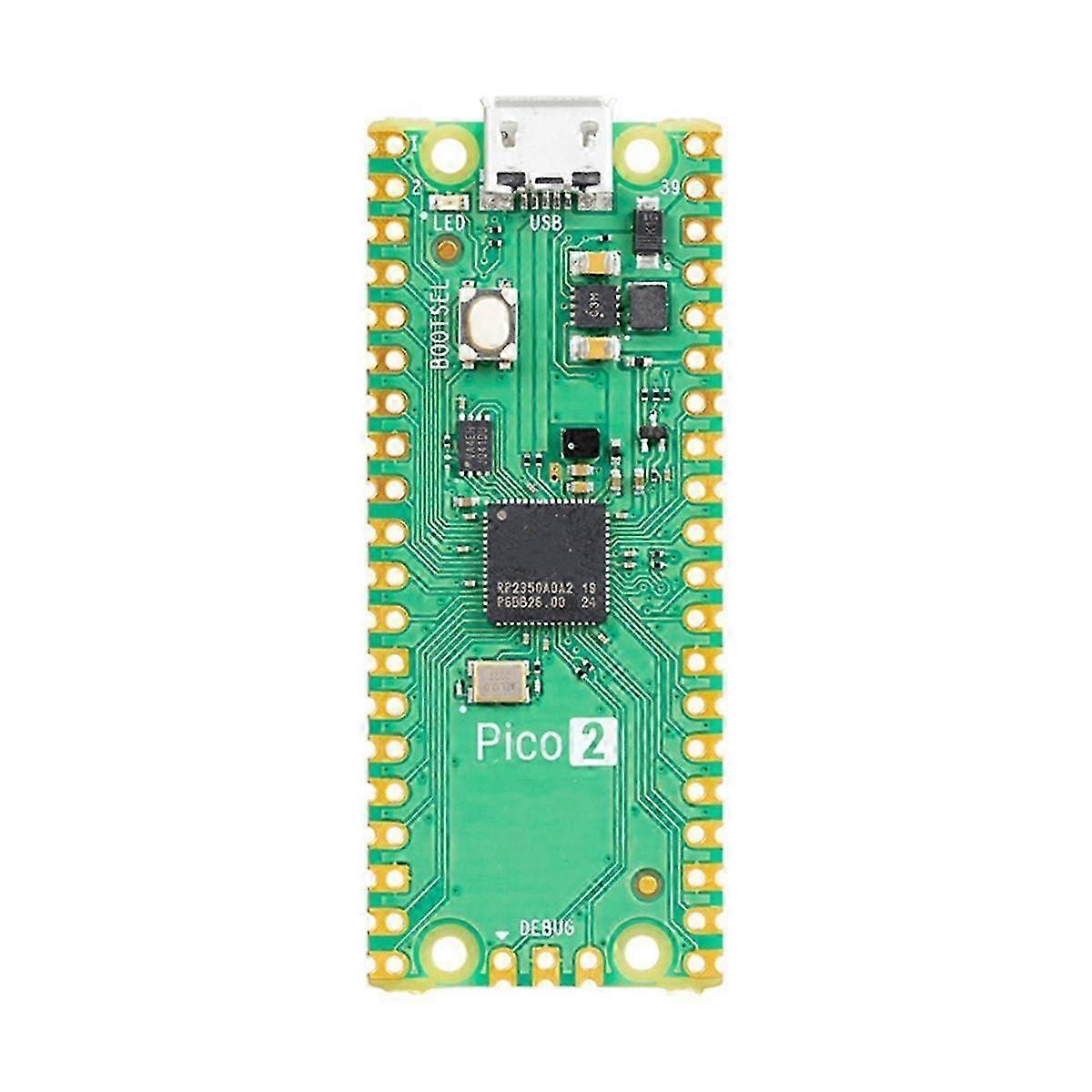 For Pico 2 RP2350 Microcontroller Board 520KB 150MHz, Arm -M33 Open-Source RISC-V Hazard3 Cores
