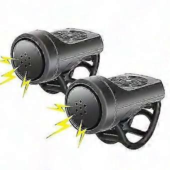 120dB USB ricaricabile clacson per bici - 4 modalità campanello elettronico per bicicletta per ciclismo su strada in montagna e allarme antifurto