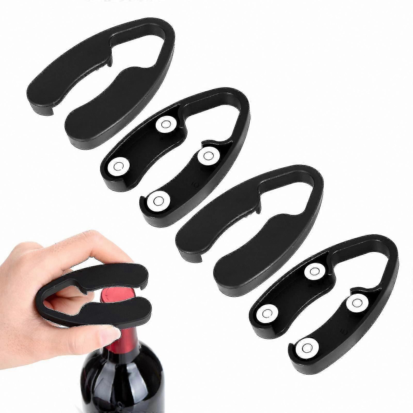4-Piece Wine Foil Cutter Set, Durable Blade Design for Easy Bottle Opening