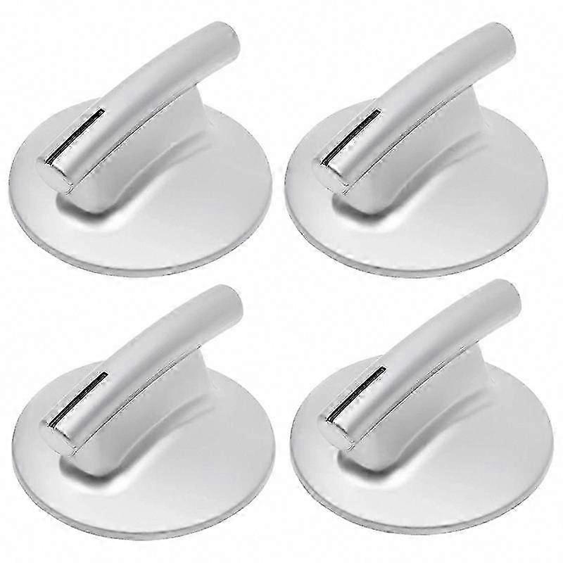 4-Pack Jenn Air Stove Burner Knobs Replacement - Fits WP74010839, 7737P372-60