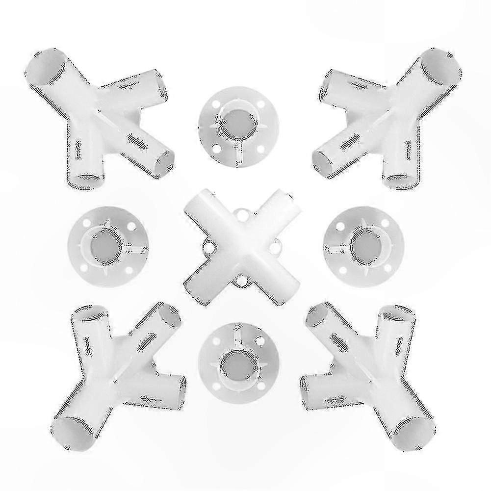 Replacement Connectors for 3x3m Gazebo Tent Frames - Corner and Center Fittings, Durable 25/19mm Size