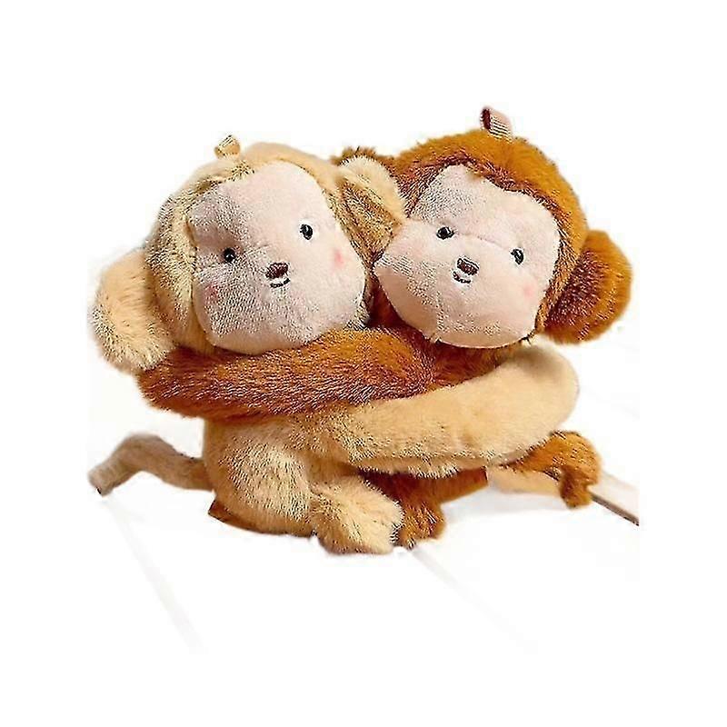 2 قطعة الضفدع Kawaii عناق مفتاح مشبك مضحك المغناطيسي الكرتون زوجين المعلقات الأرنب أفخم الصداقة مفتاح الخاتم زخرفة