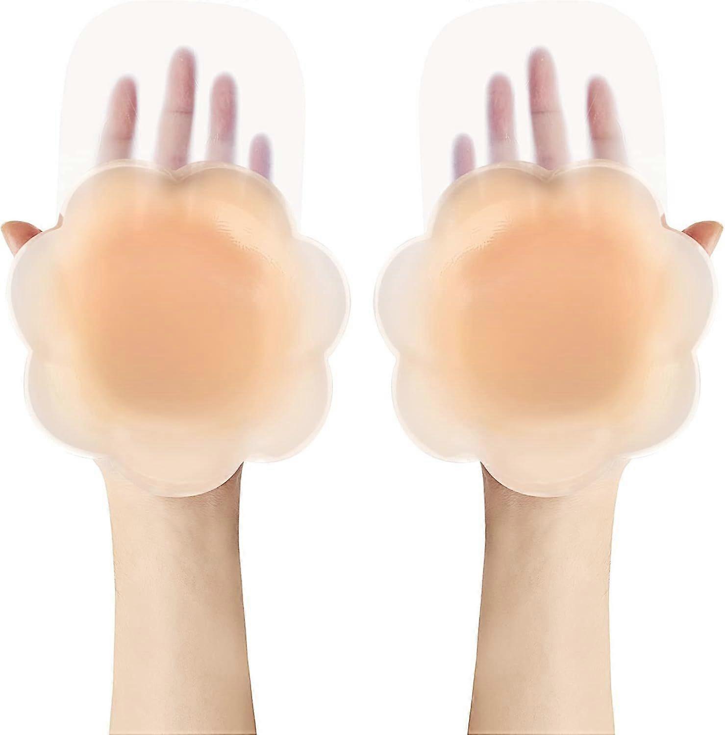 Nippleless Covers 5.1inch Silicone Reusable Breast Lift Pasties for A-D Cup