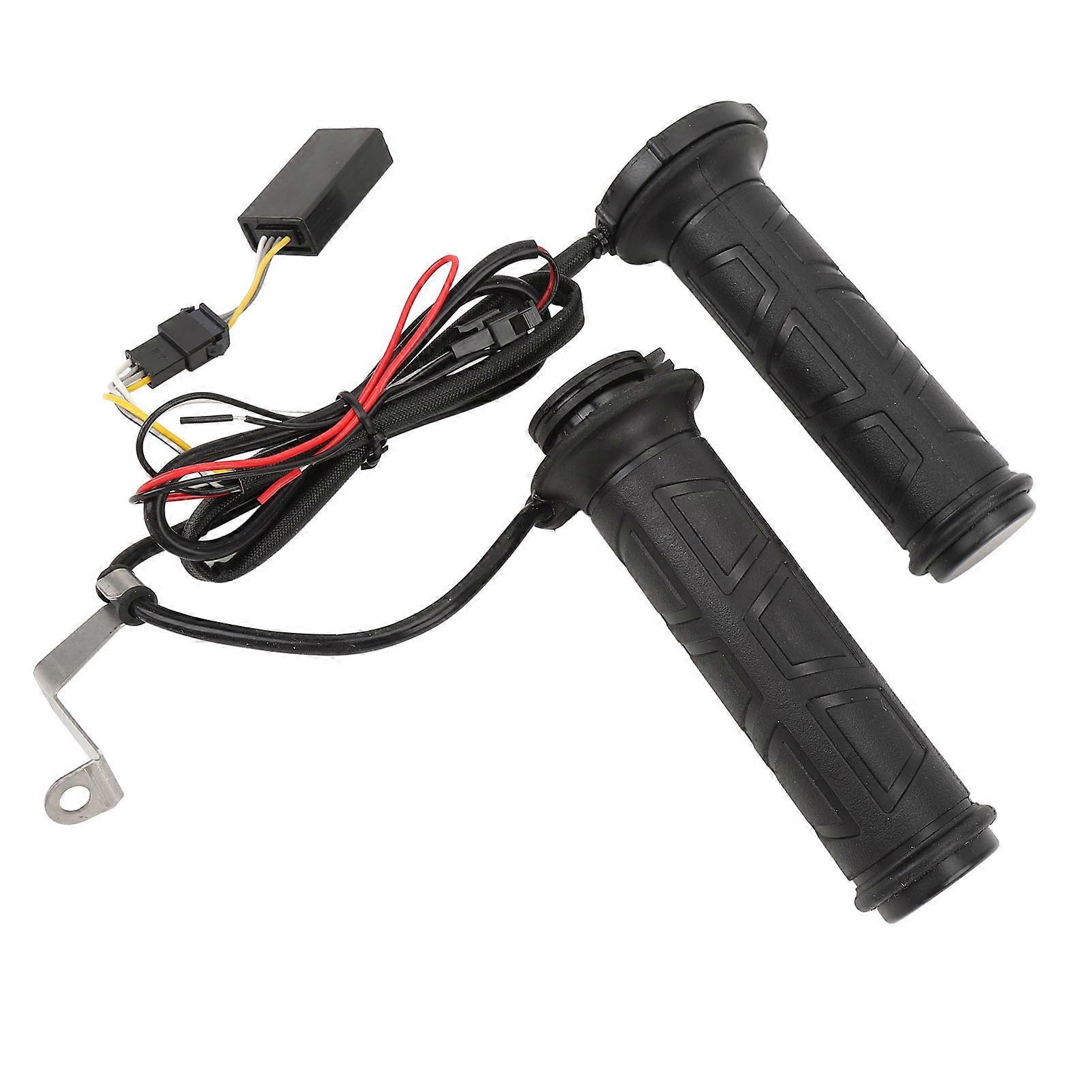 12V オートバイ加熱グリップ 22mm ゴム製温度調整可能