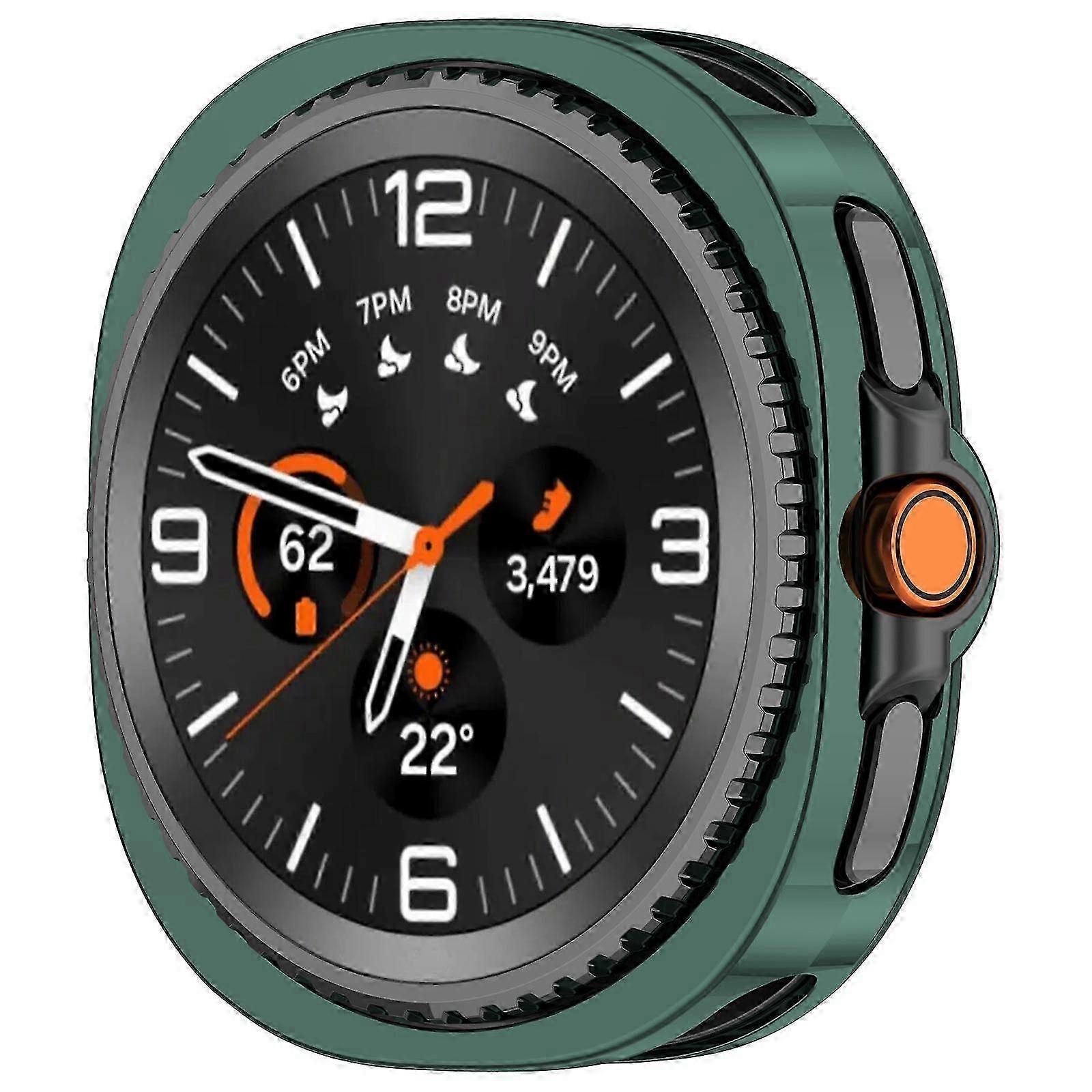 Half Coverage Hollow Tpu Watch Protective Case For Samsung Galaxy Watch 8 Classic / Ultra 2