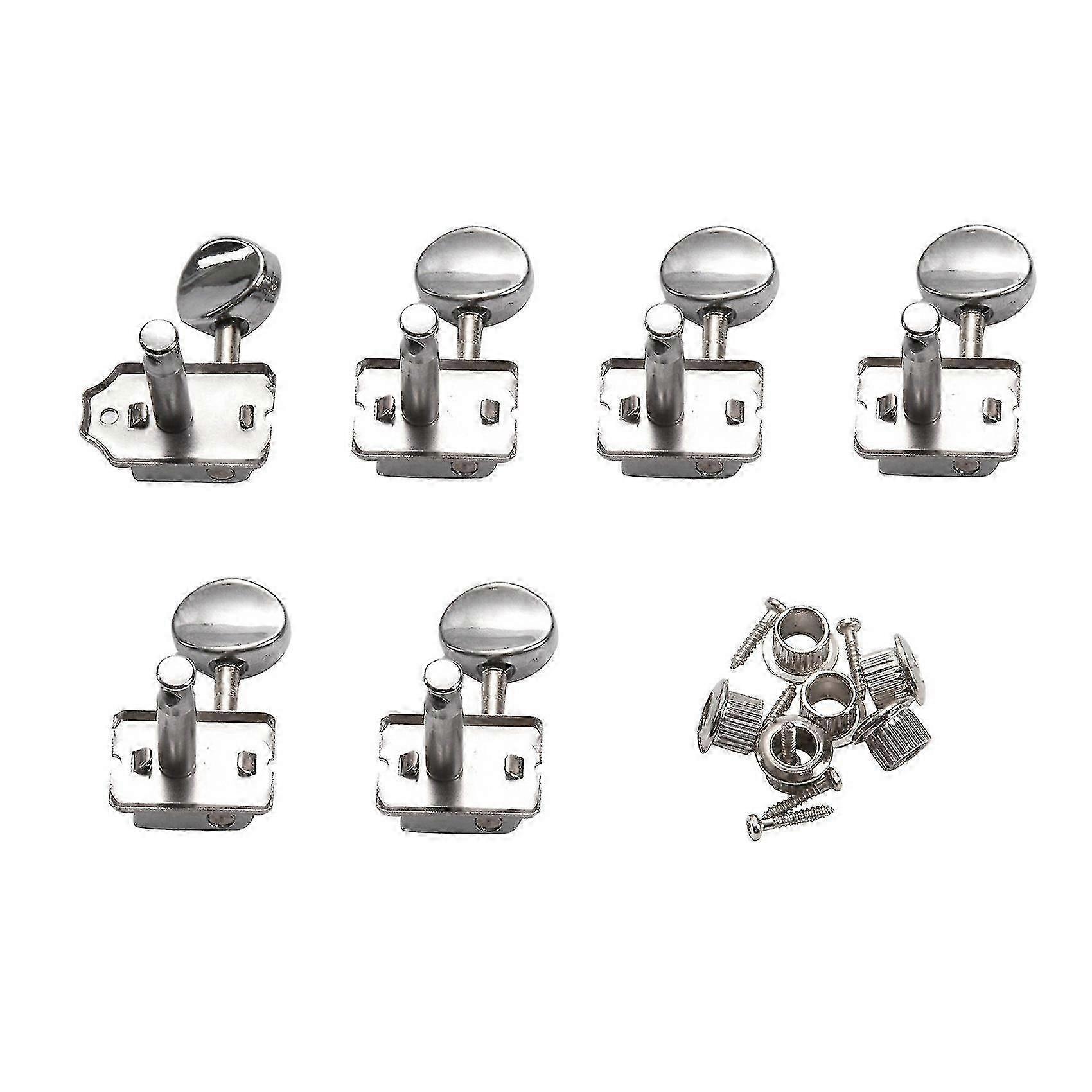 Guitar Machine Heads Tuners Chrome Locking String Tuning Key Pegs T...