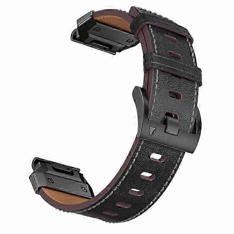 Leather Replacement Strap for Garmin Fenix Series - Comfortable & Long-Lasting Fit