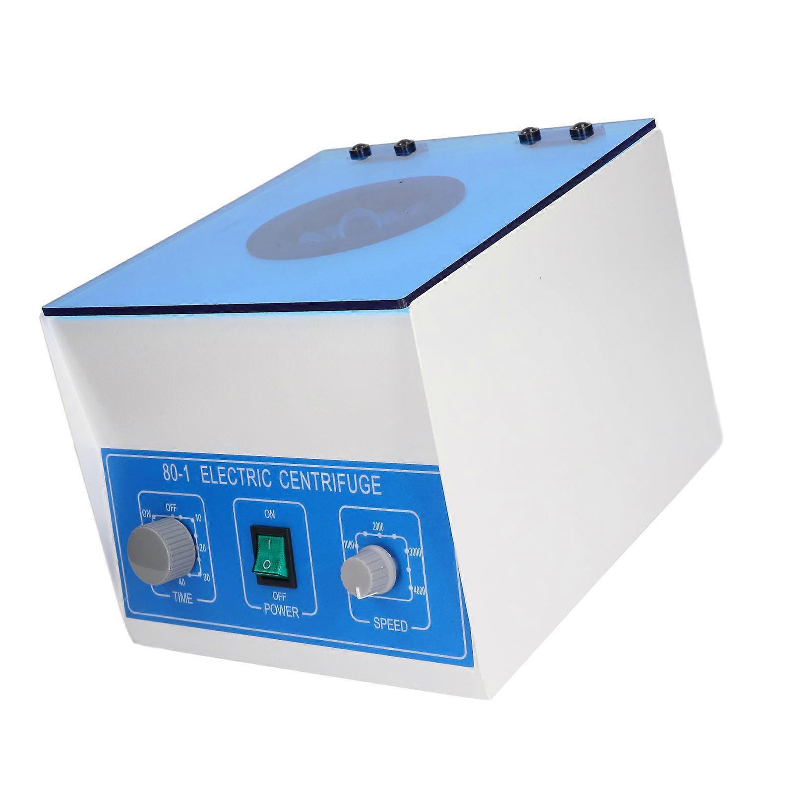 Electric Benchtop Centrifuge 6x20ml 4000RPM Timer 220V UK Plug