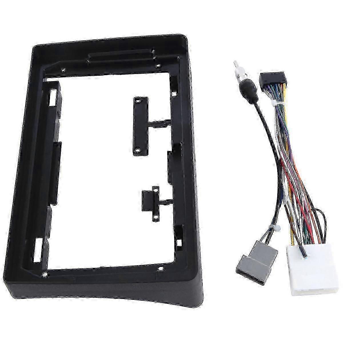 Navara D40 2006-2012 9" Radio Dash Kit with Facia Bezel Adapter Frame for Car Audio System