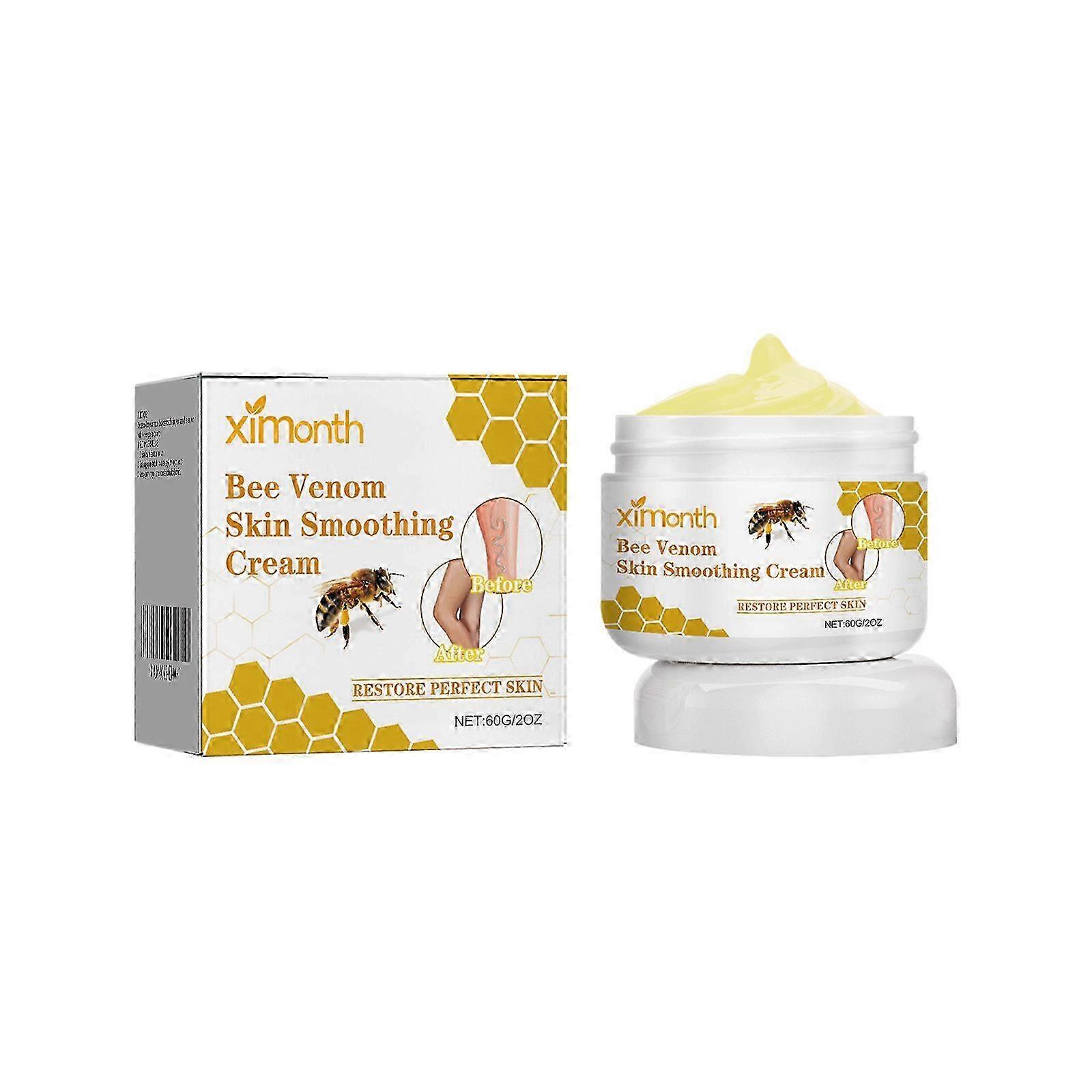 1-3Pcs Bee-Venom Anti-Varicose Soothing Cream, Advanced Vitamin K Cream Reduces Swelling Varicose & Spider Veins