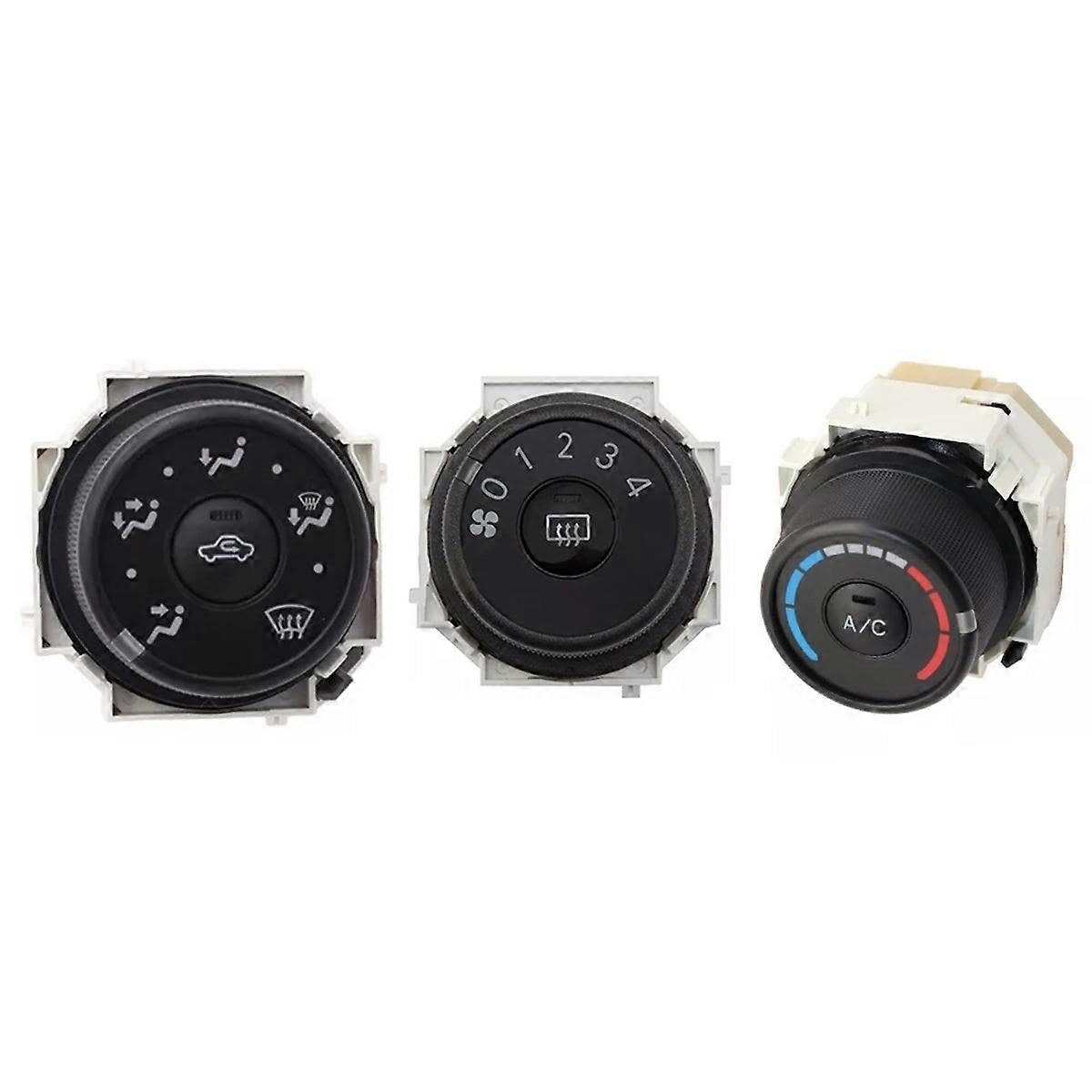 3Pcs Air Conditioning Climate Control Mode Switch for 2009-2013 Matrix 2009-2010 55902-02030 55903-02091