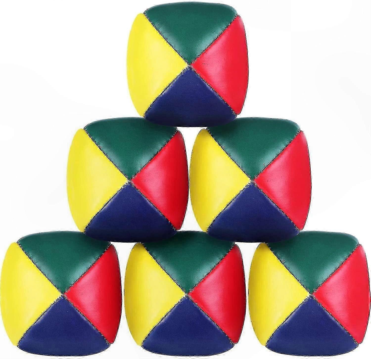 Beginner's 6-Pack Mini Juggling Balls, Durable and Lightweight Skill Toys for Practice