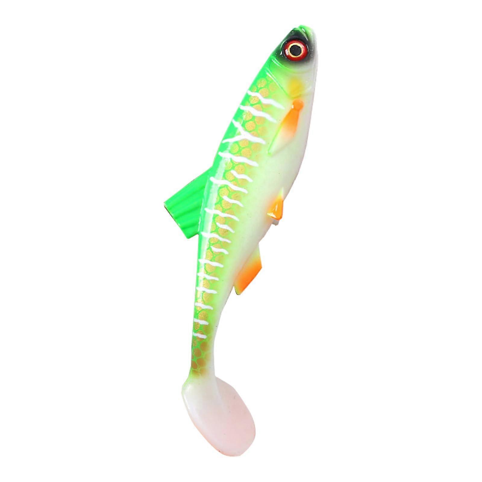 Swimbaits 14Cm 20.3Cm Soft Plastic Simulation Baits With T Shape Tail Slow Sinking Long Casting Fishing Lures