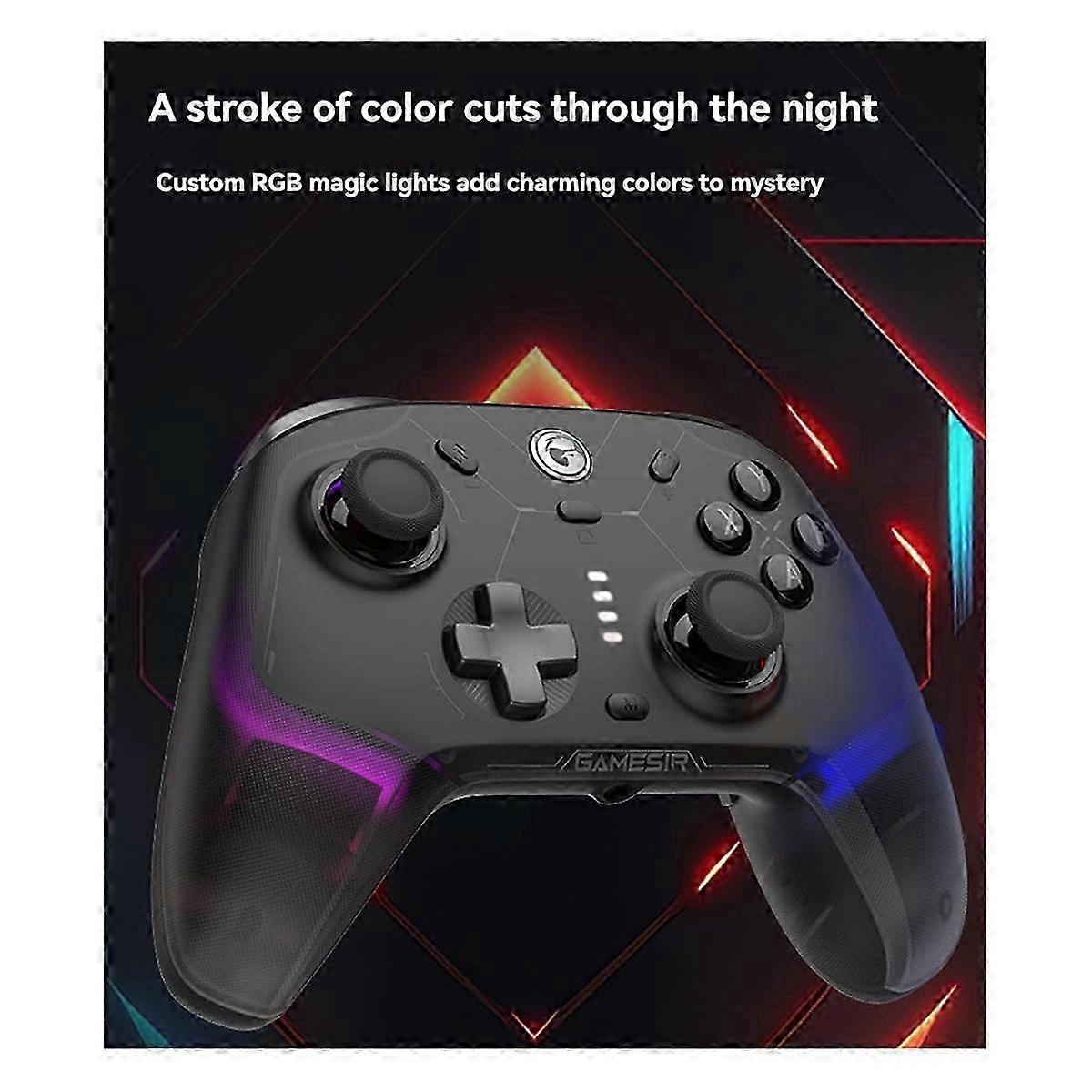 Wireless Gamepad Controller with Hall Effect for Android Cyclone 2 Bluetooth Gamepad Black