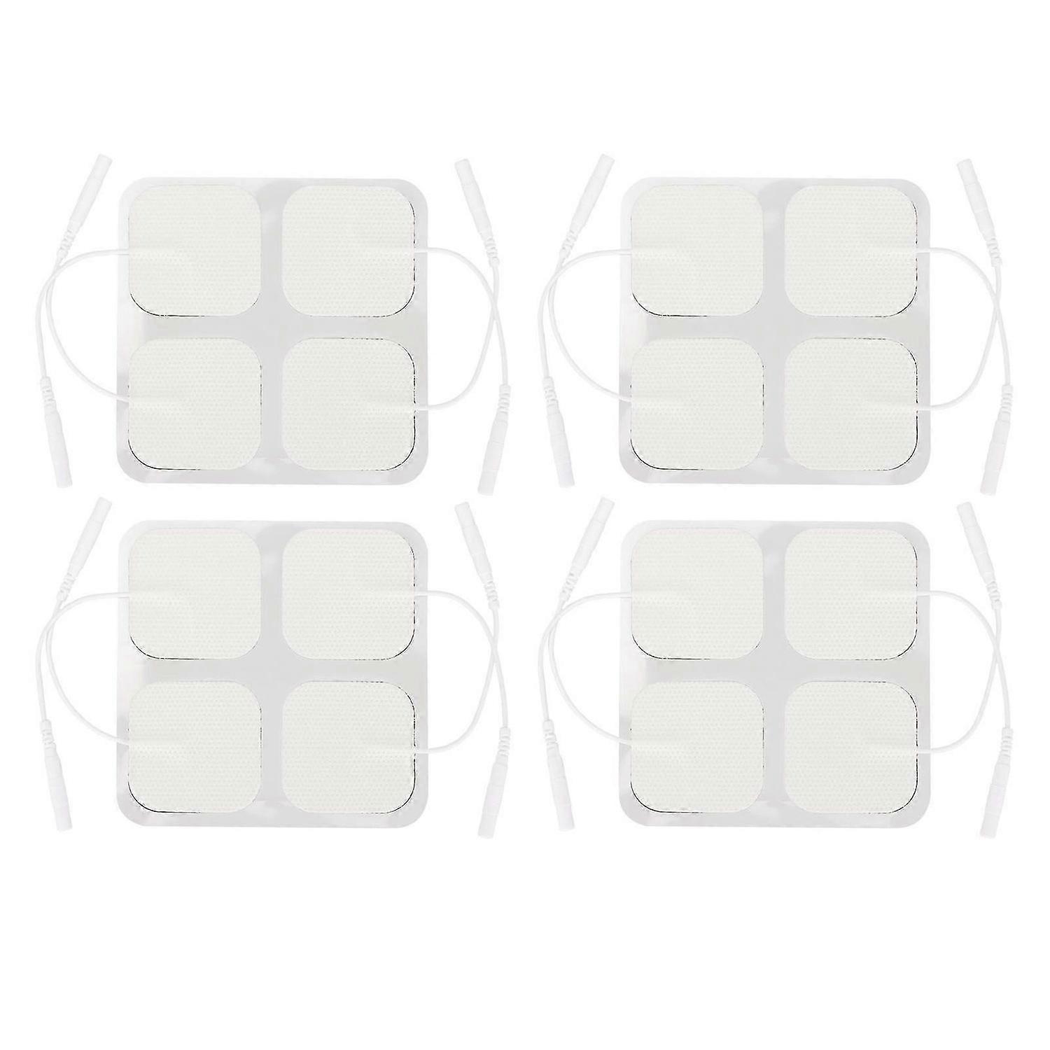 2025 Latest Model 16pcs Electrode Patch Self Adhesive Reusable Replacement Squ...