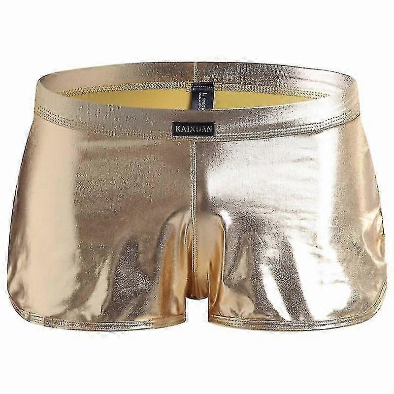 الرجال بو الملاكمين السراويل مثير الساق انقسام السروال الداخلي فو الجلود الذهب الفضة المرحلة الغريبة المرحلة عرض ليلي ملهى الملابس الداخلية مثلي الجنس