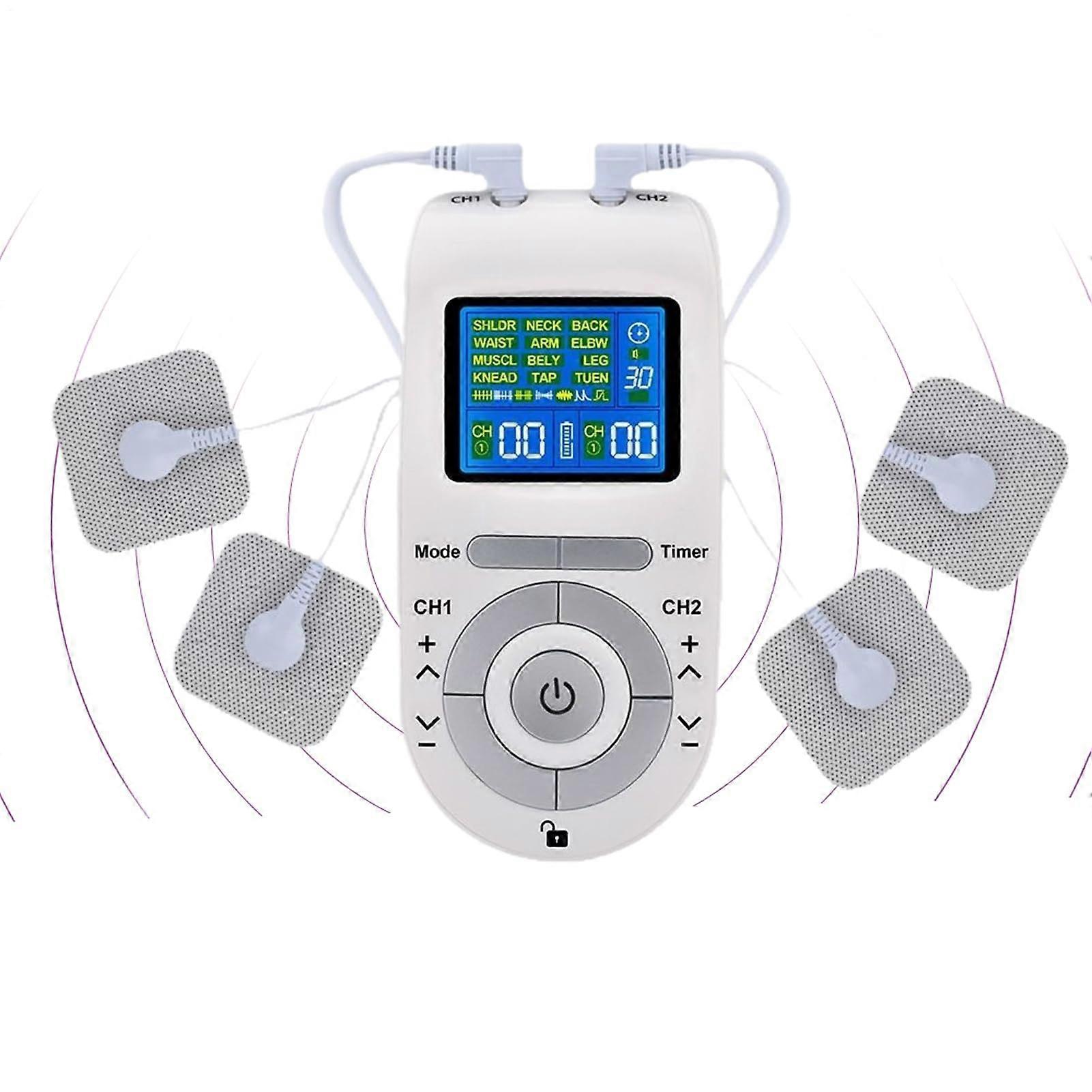 Massage Device Neck Massager Electric Tool Pulse Unit 12 Modes Supports Neck Back Shoulders Muscle Relaxer Recovery