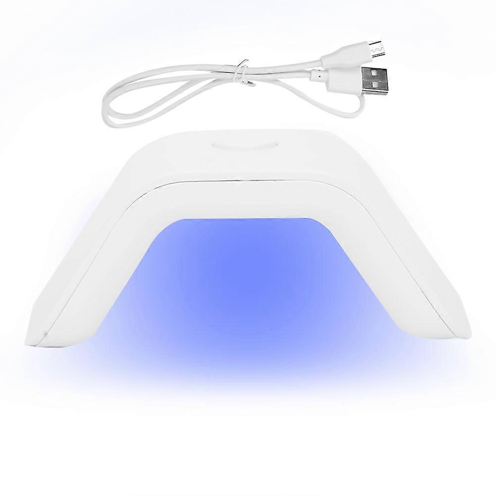 Lampe UV 2 W à un doigt, mini lampe de séchage pour vernis à ongles, lampe de séchage pour gel, blanc