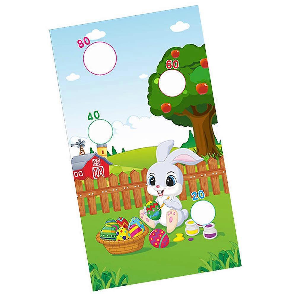 Easter Toss Game Flag for Playing Use 1Pcs Indoor Or Outdoor Use