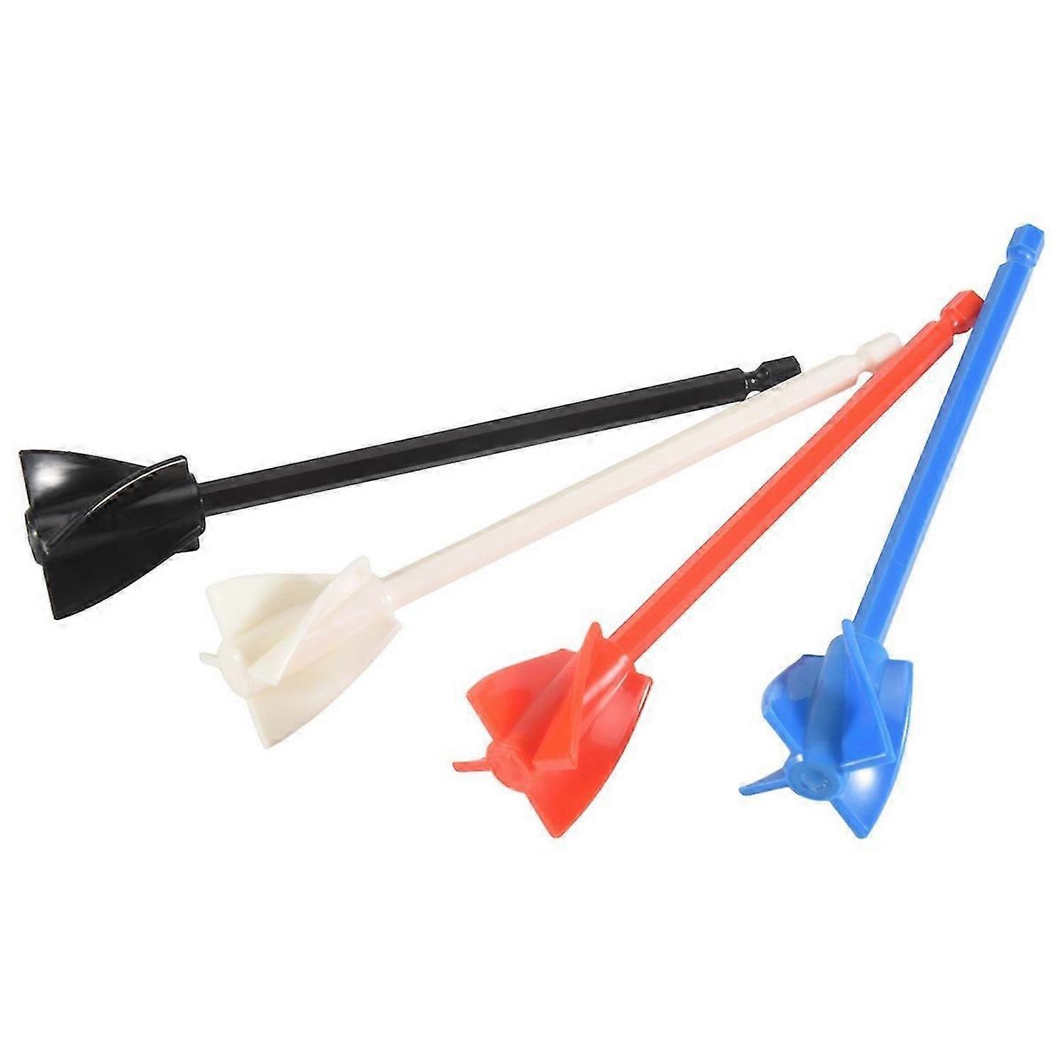4Pack Resin Mixer Paddles,Epoxy Mixer Attachment for Drill, Reusable Paint Mixer,for Epoxy Resin,Cer